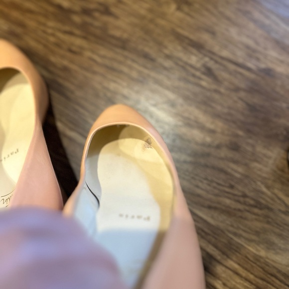 CHRISTIAN LOUBOUTIN Peach Colored Wedge - Picture 9 of 9